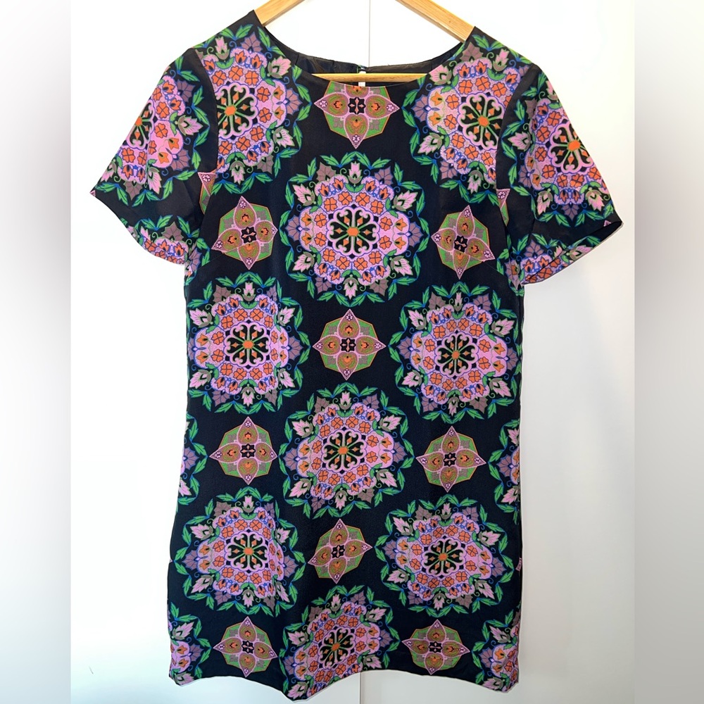 J. Crew Navy Floral Dress